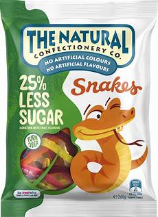 Natural Snakes Lollies