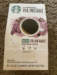 Starbucks Via Instant Decaf